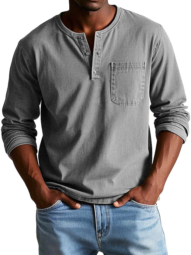 The Ellis™ Vintage Henley Shirt