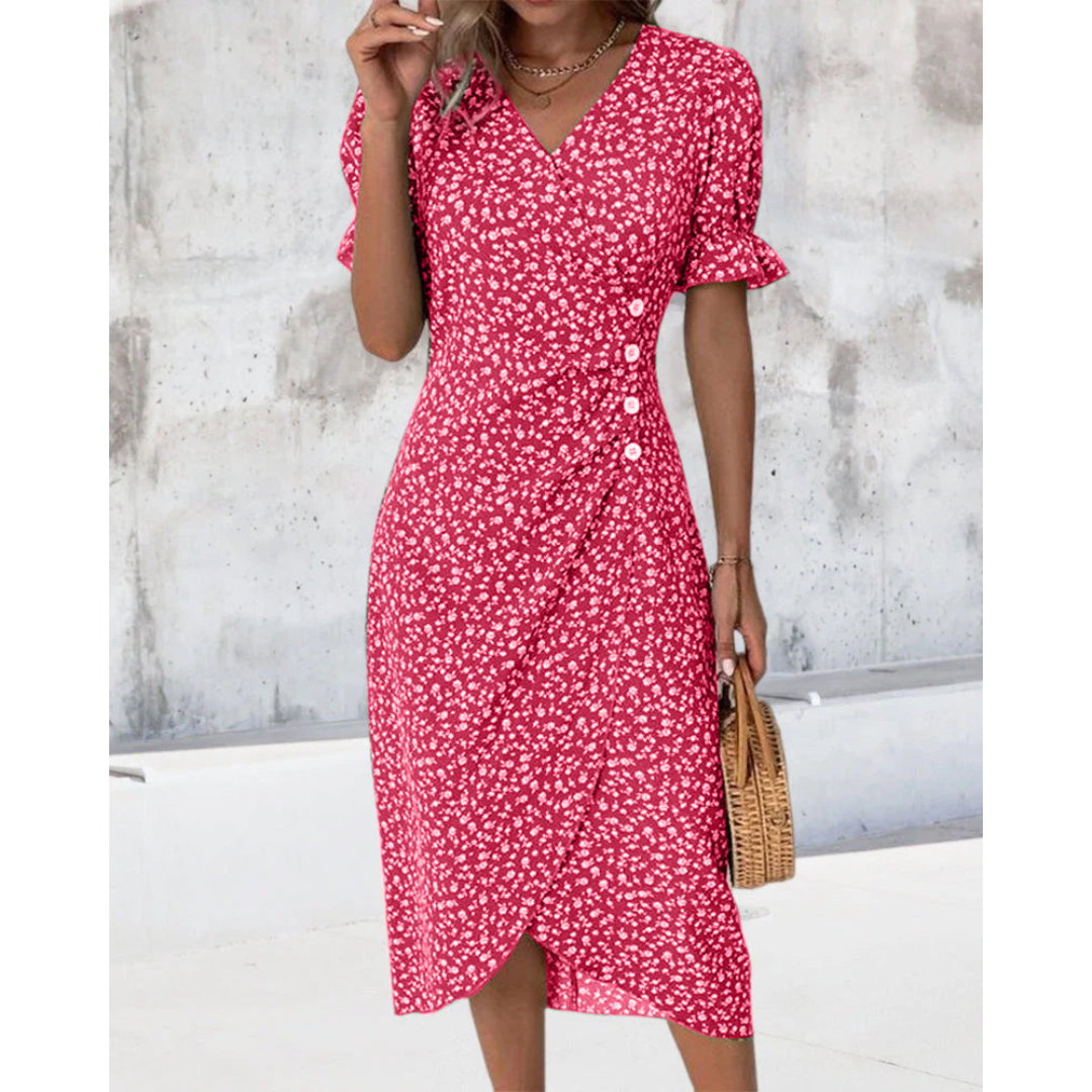 Maribel™ | Elegant Wrap Midi Dress