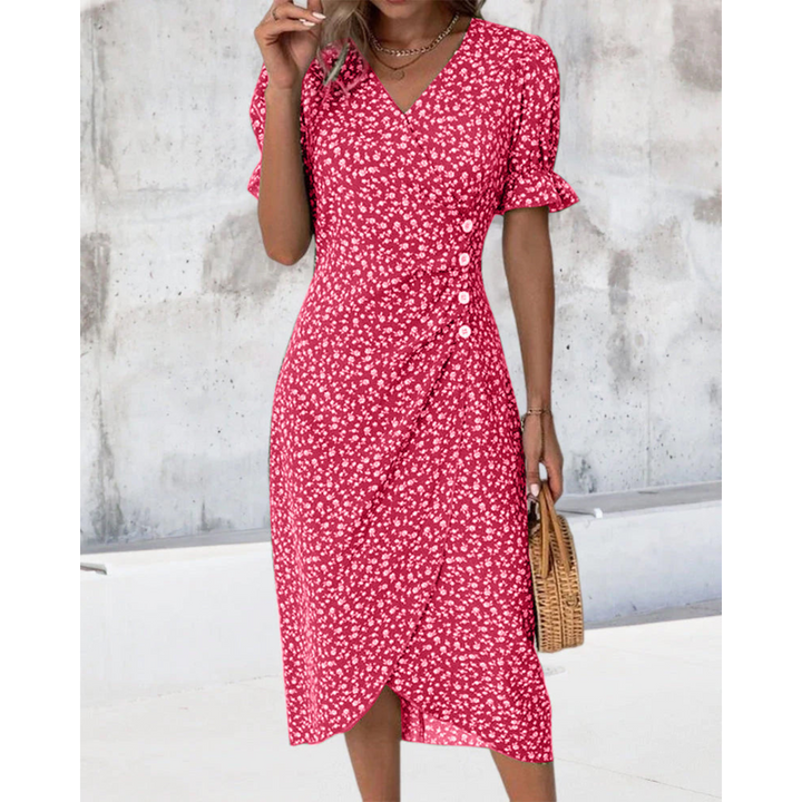 Maribel™ | Elegant Wrap Midi Dress