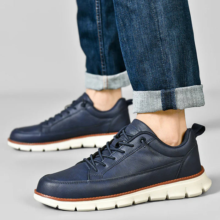 StrideCore™ Leather Comfort Sneakers
