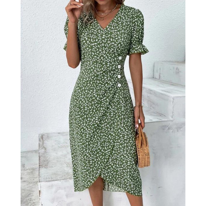 Maribel™ | Elegant Wrap Midi Dress
