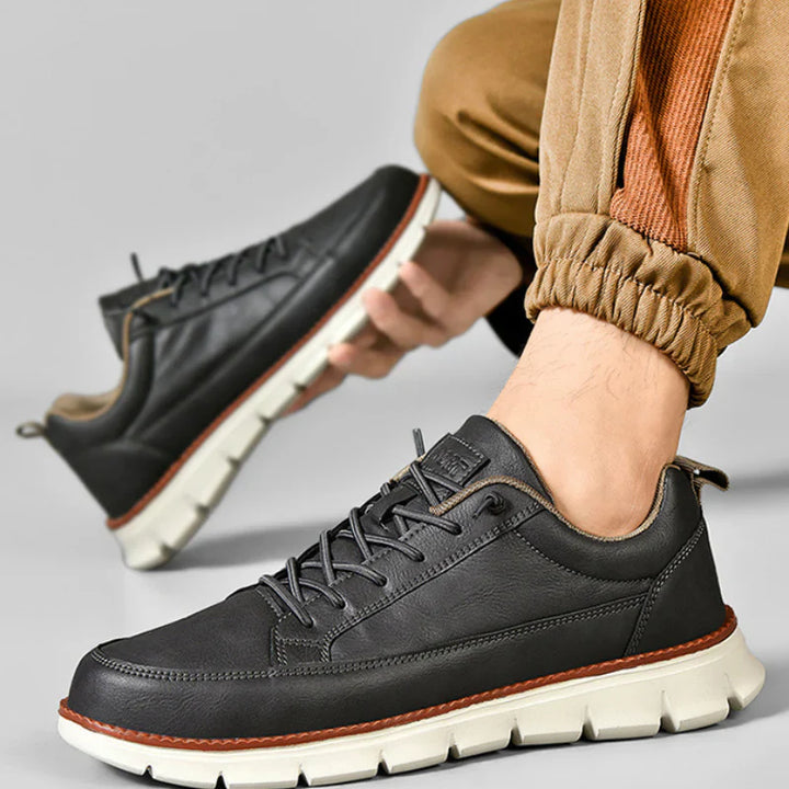 StrideCore™ Leather Comfort Sneakers
