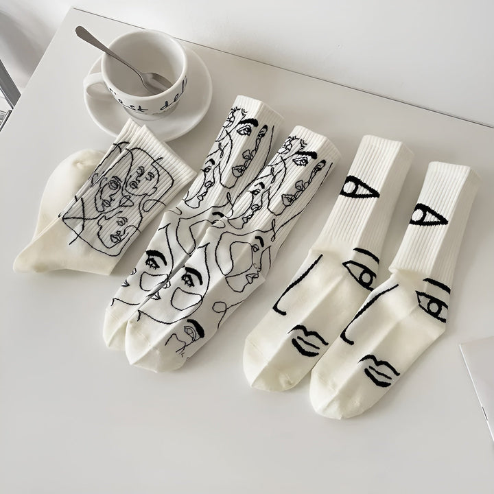 ArtSole™ Abstract Line Socks