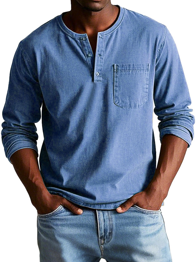 The Ellis™ Vintage Henley Shirt