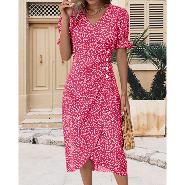 Maribel™ | Elegant Wrap Midi Dress