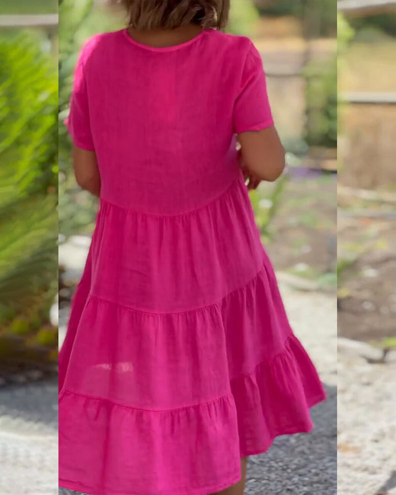 Kina™ | V-Neck Dress