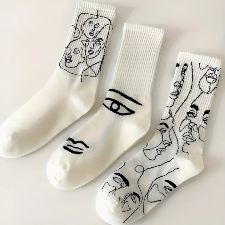 ArtSole™ Abstract Line Socks