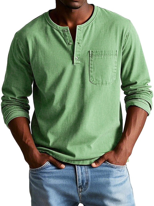 The Ellis™ Vintage Henley Shirt