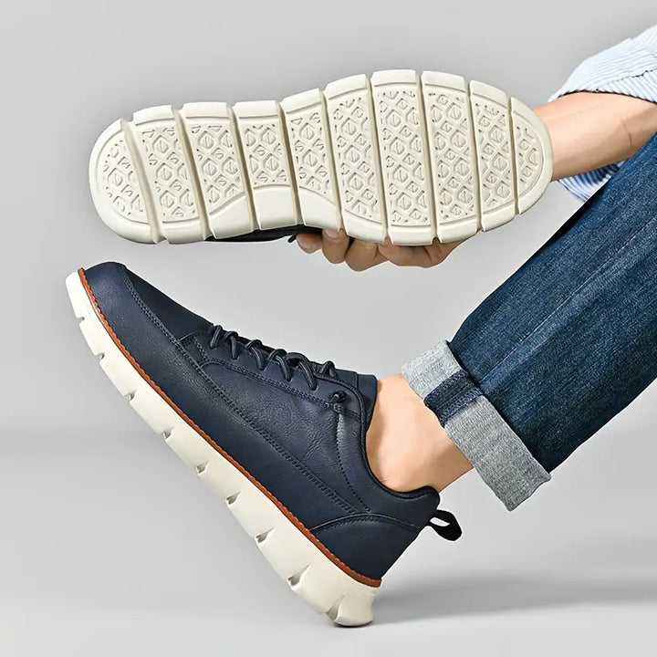 StrideCore™ Leather Comfort Sneakers