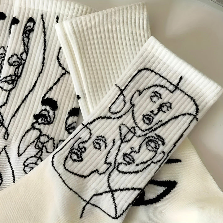 ArtSole™ Abstract Line Socks