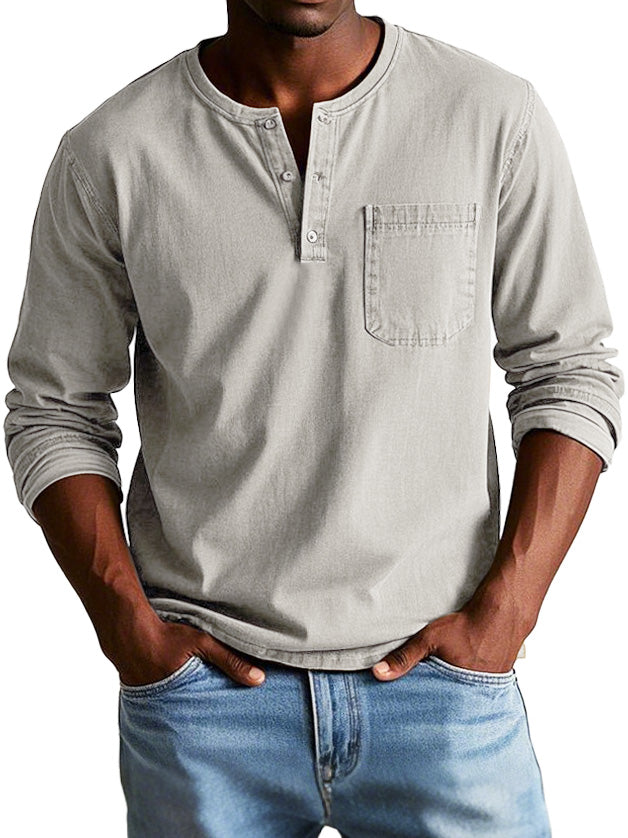 The Ellis™ Vintage Henley Shirt