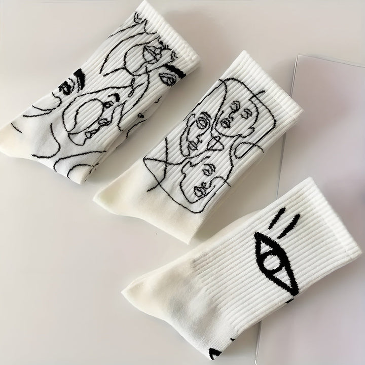 ArtSole™ Abstract Line Socks