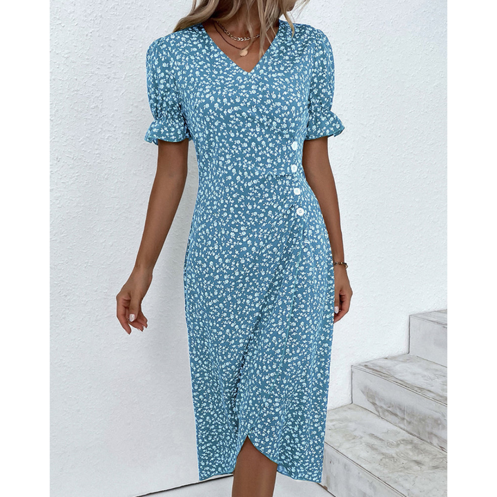 Maribel™ | Elegant Wrap Midi Dress