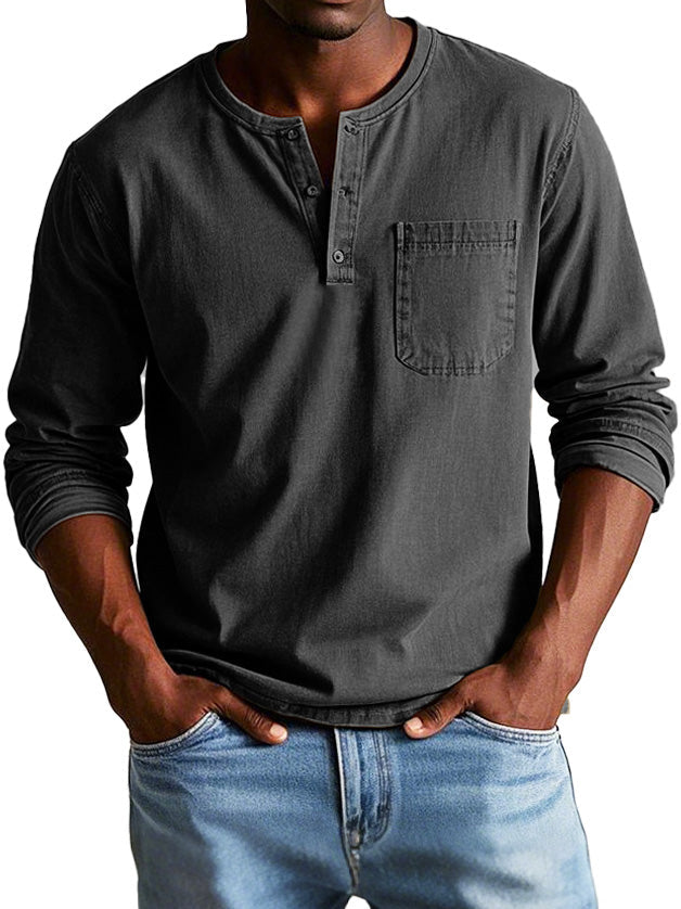 The Ellis™ Vintage Henley Shirt