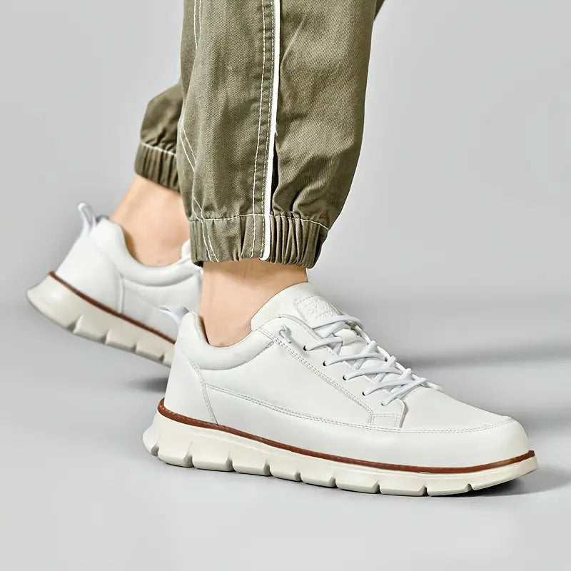 StrideCore™ Leather Comfort Sneakers