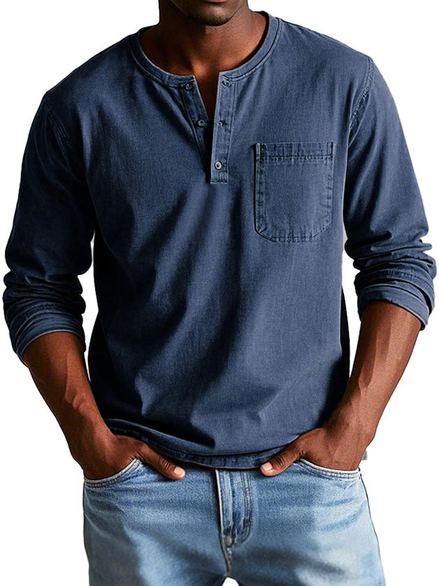 The Ellis™ Vintage Henley Shirt