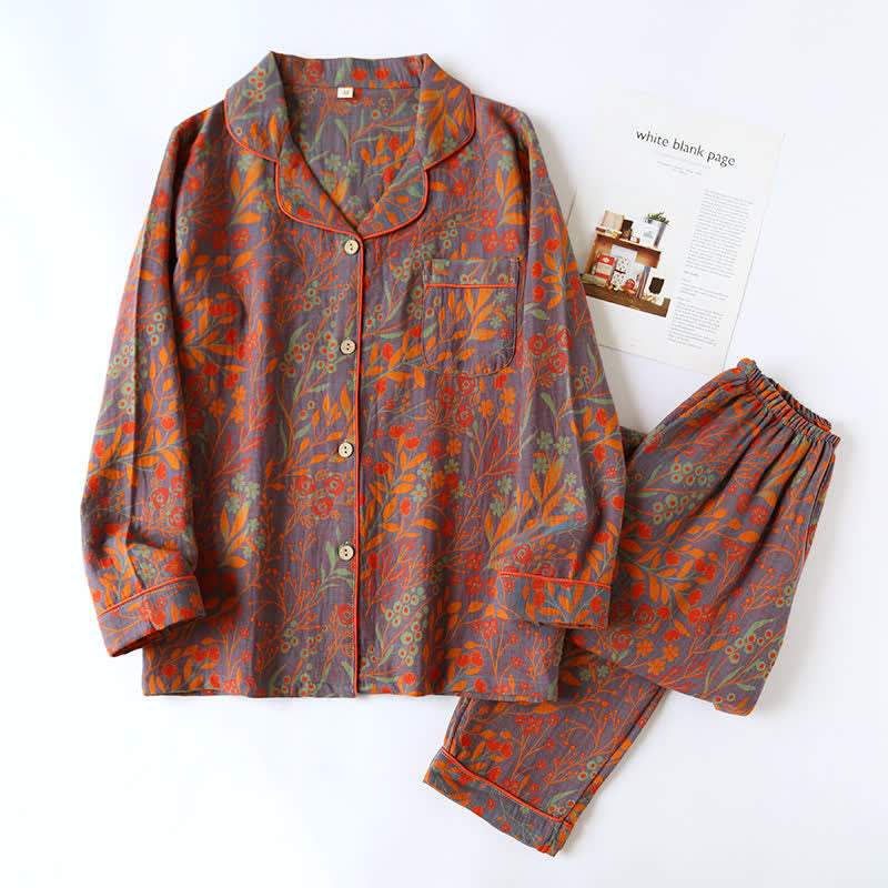 LunaBloom™ | Vintage Floral Pajama Set