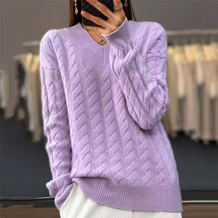 Avinity™| Classic Cable Knit Sweater