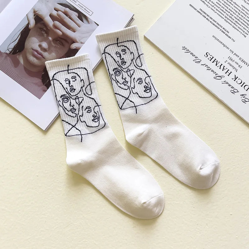 ArtSole™ Abstract Line Socks