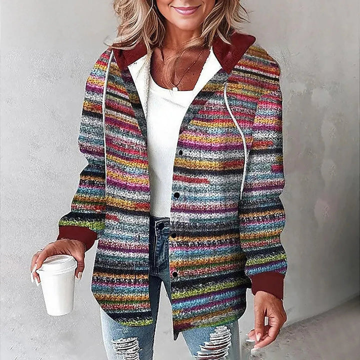 Ava Plaid Hooded Jacket