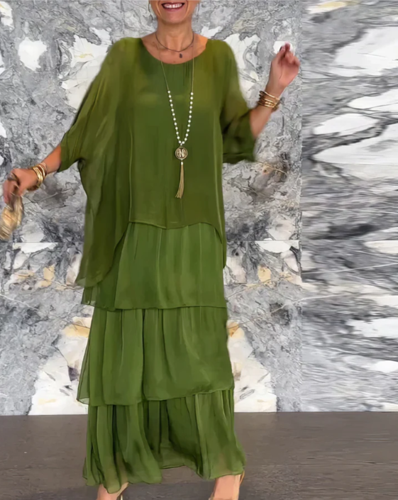 Seraphina™ | Effortless Layered Maxi Dress