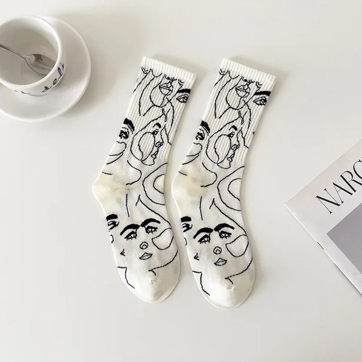 ArtSole™ Abstract Line Socks
