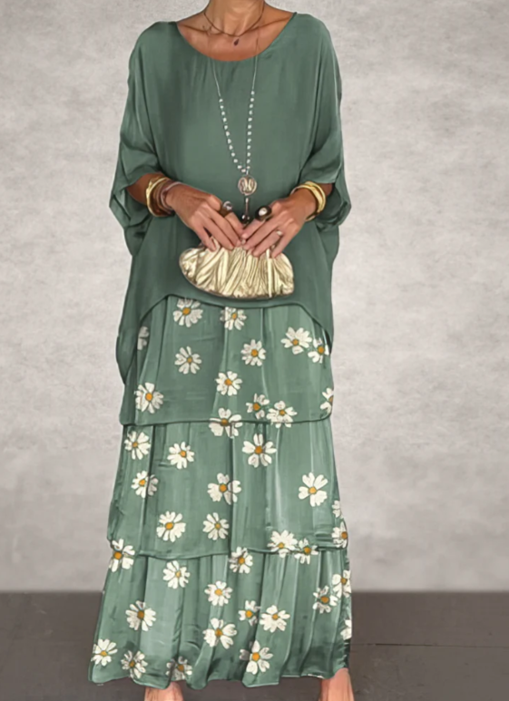 Seraphina™ | Effortless Layered Maxi Dress