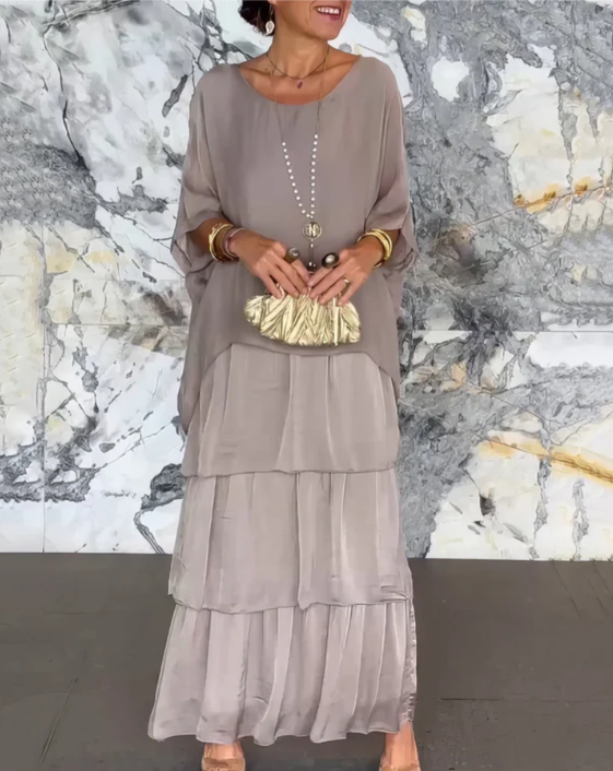 Seraphina™ | Effortless Layered Maxi Dress
