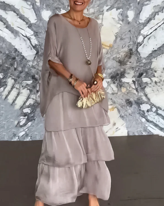 Seraphina™ | Effortless Layered Maxi Dress