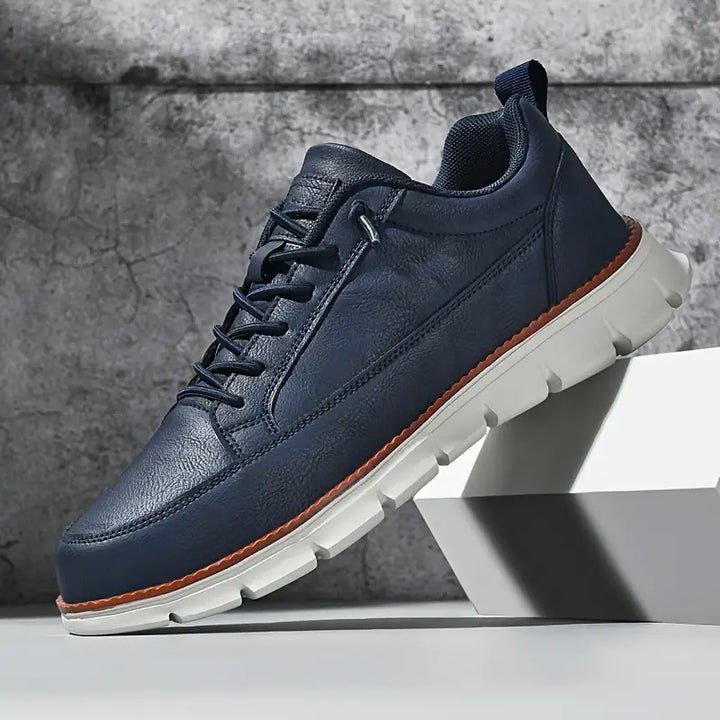 StrideCore™ Leather Comfort Sneakers