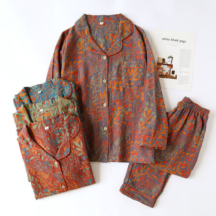 LunaBloom™ | Vintage Floral Pajama Set