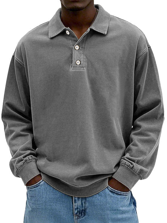 William™ Vintage Long-Sleeve Polo