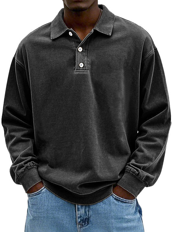 William™ Vintage Long-Sleeve Polo