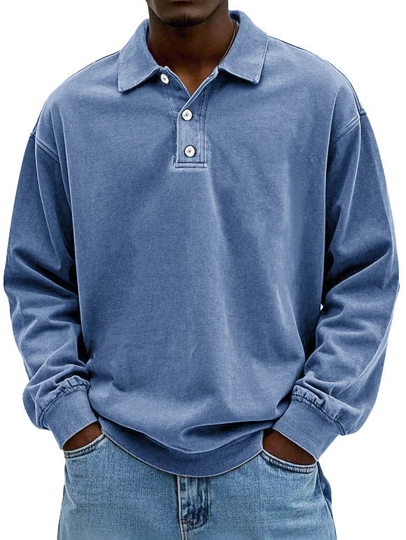 William™ Vintage Long-Sleeve Polo