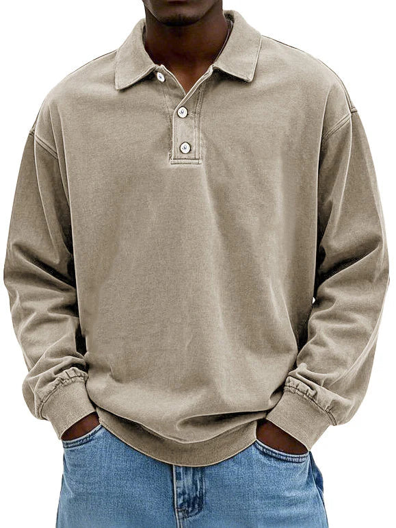 William™ Vintage Long-Sleeve Polo
