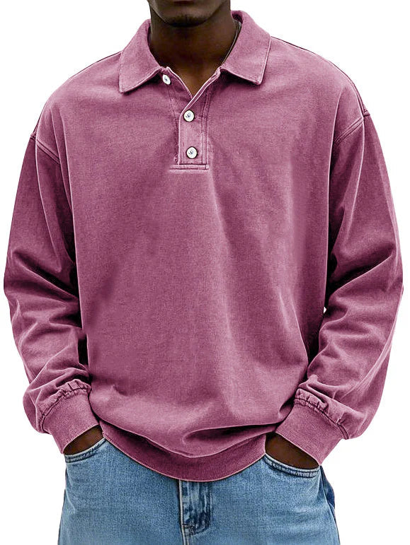 William™ Vintage Long-Sleeve Polo