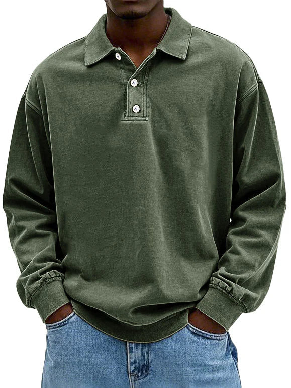 William™ Vintage Long-Sleeve Polo