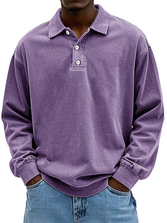 William™ Vintage Long-Sleeve Polo