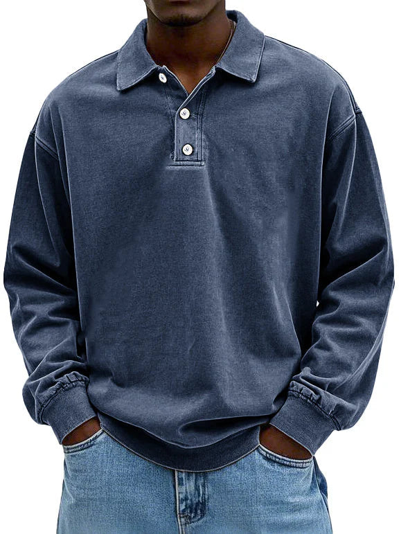 William™ Vintage Long-Sleeve Polo